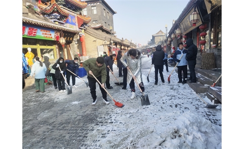 【我为群众办实事】昭君博物院开展扫雪除冰志愿服务活动
