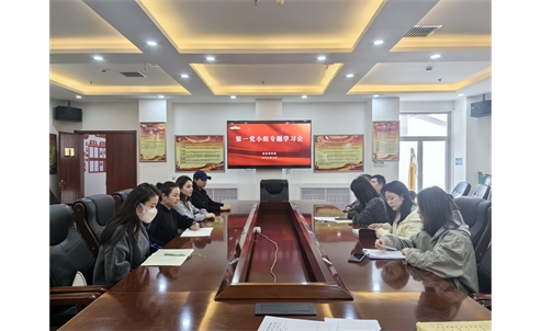 昭君博物院第一党小组召开学习会议